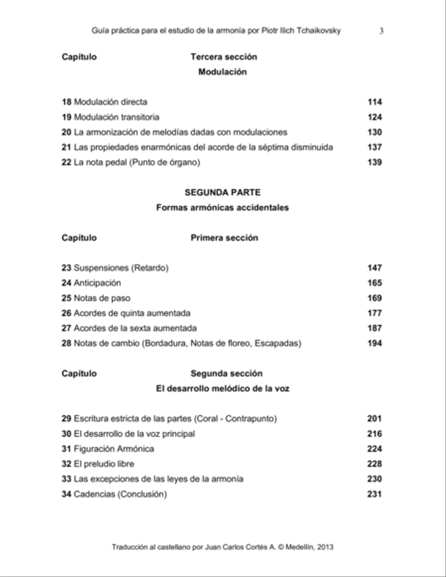 Guía práctica para el estudio de la armonía - Piotr Ilich Tchaikovsky Choir scores gallery preview page 4