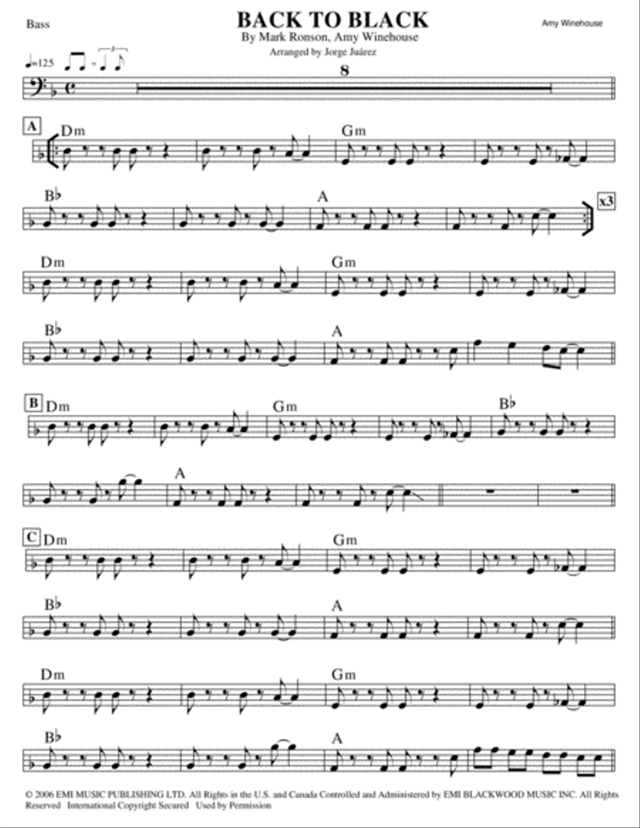 Back To Black String Duet scores gallery preview page 4