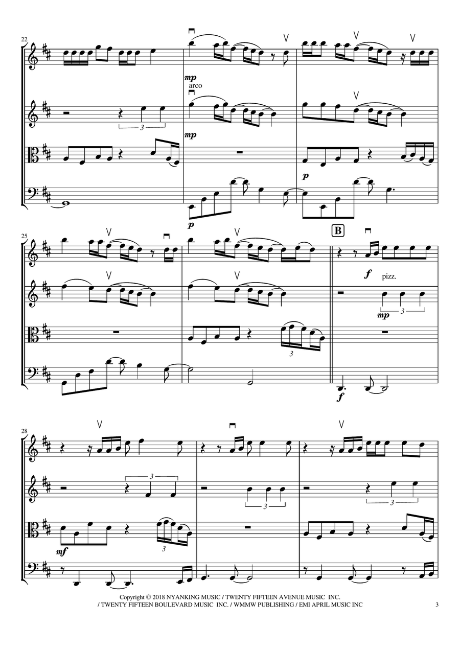 Sunflower String Quartet scores gallery preview page 3