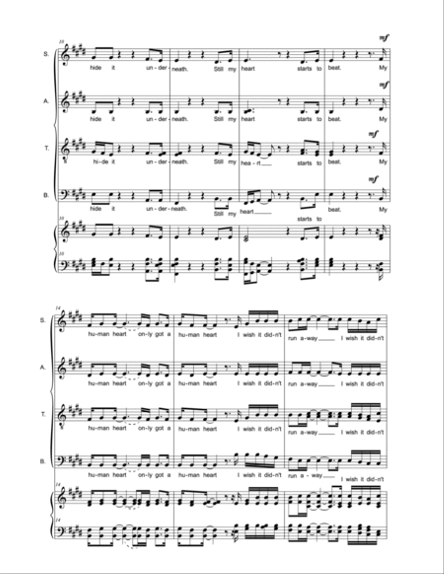 Human Heart Human Heart 4-Part scores gallery preview page 2