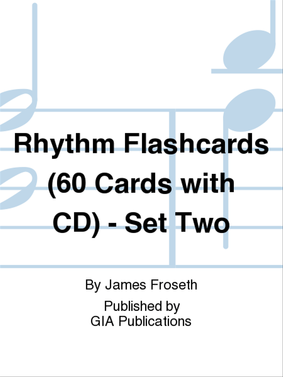 Rhythm Flashcards (60 Cards with CD) - Set Two Concert Band Methods scores gallery preview page 1