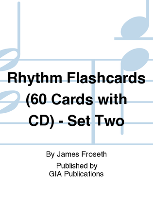 Book cover for Rhythm Flashcards (60 Cards with CD) - Set Two