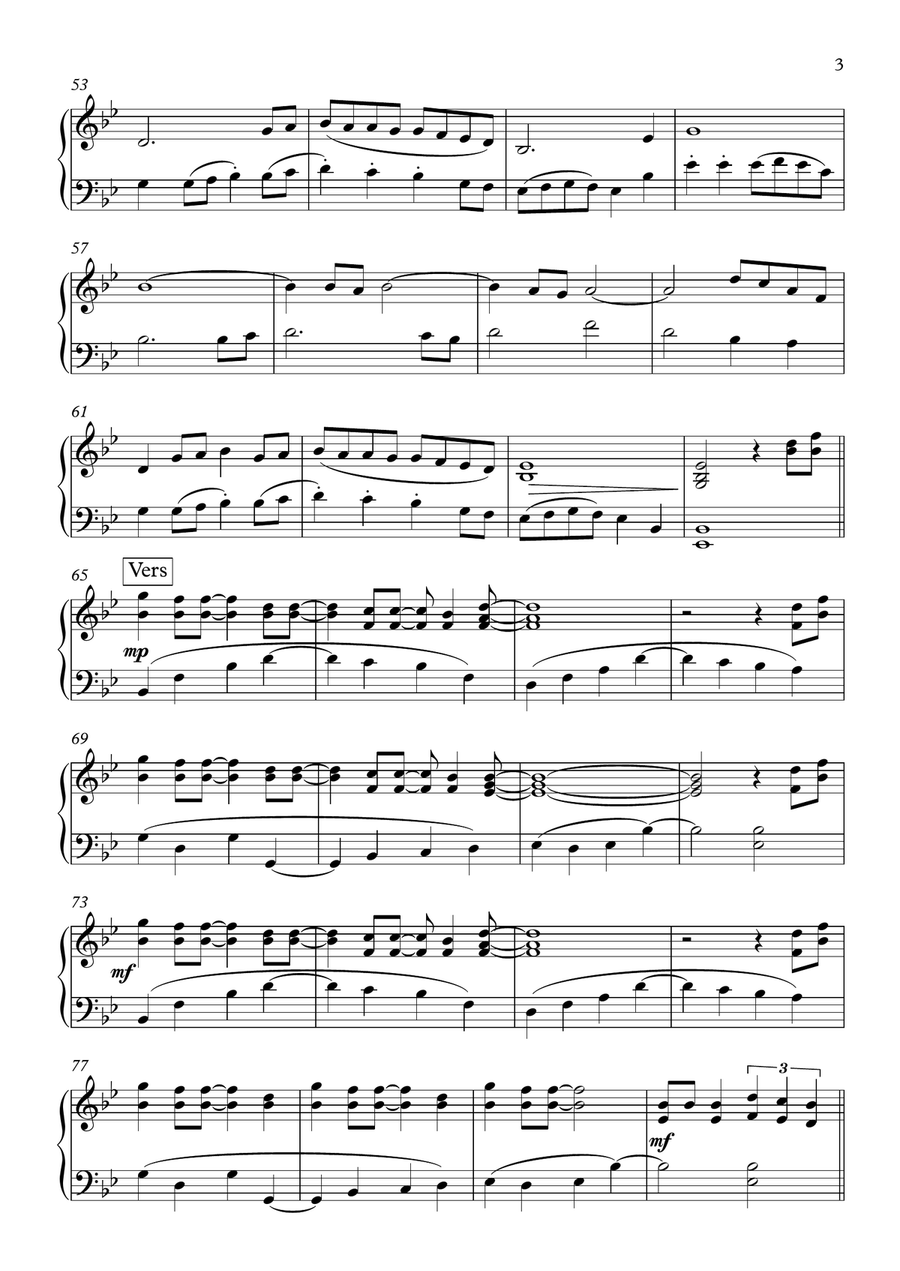 Melodie Melodie Easy Piano scores gallery preview page 3