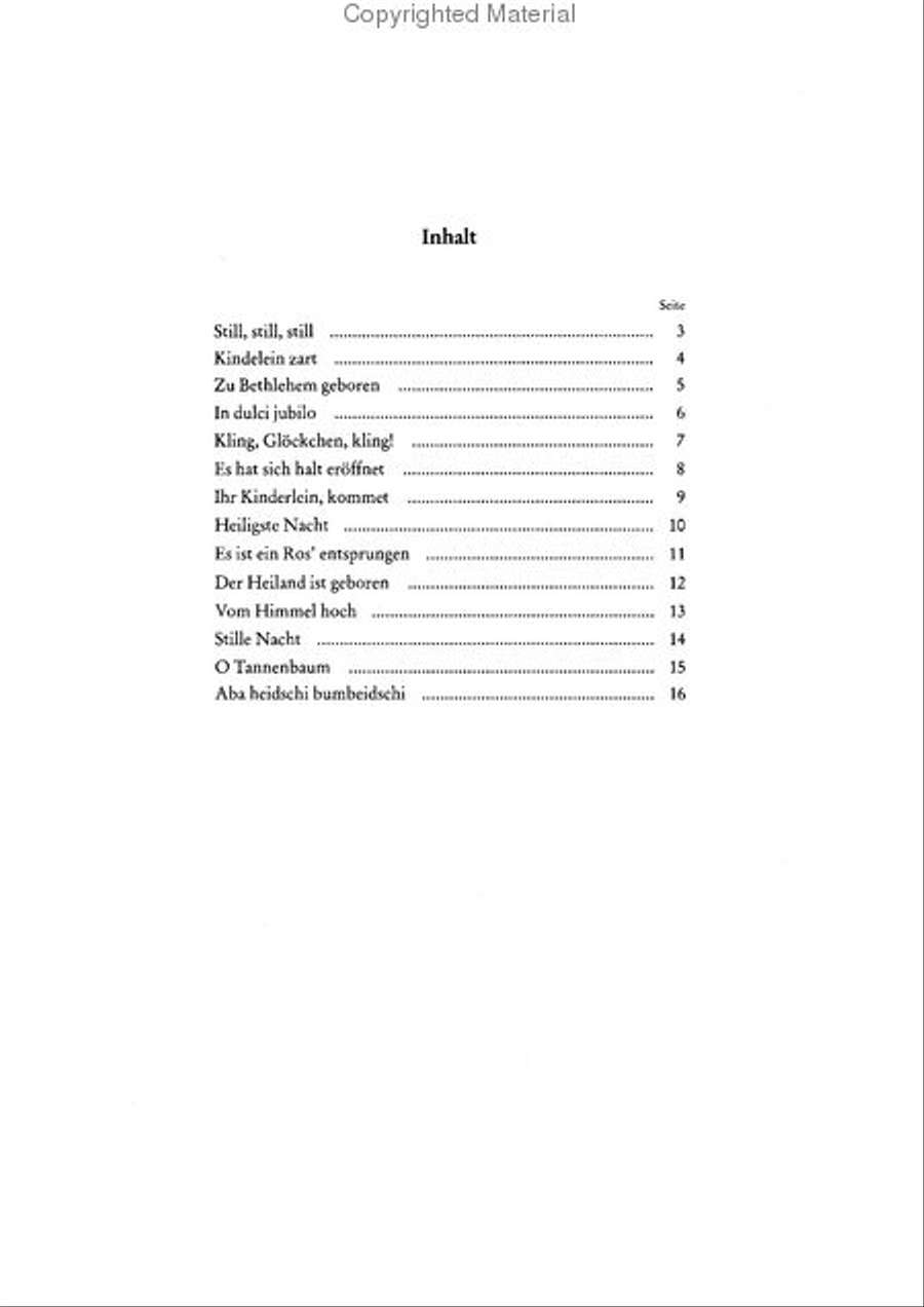 Weihnachtslieder Voice scores gallery preview page 3
