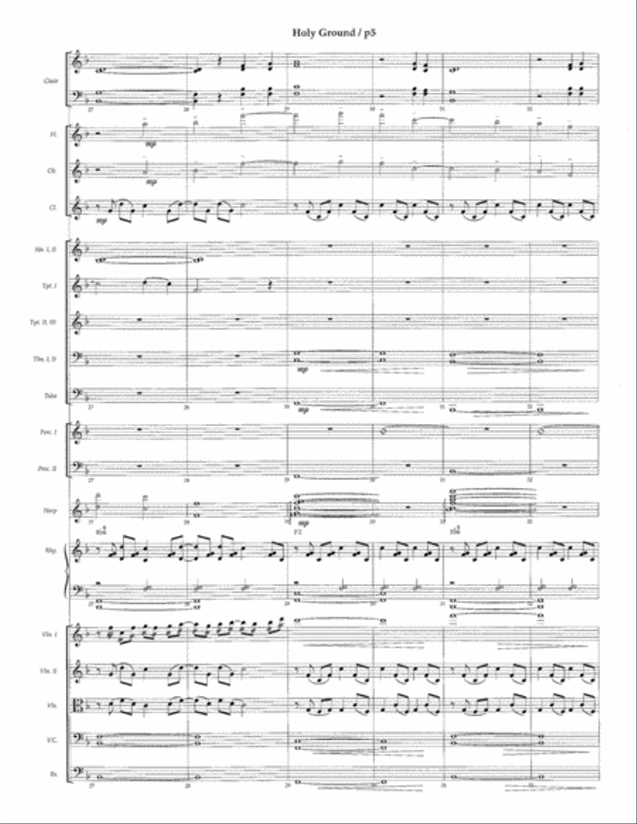 Holy Ground Holy Ground Choir scores gallery preview page 5