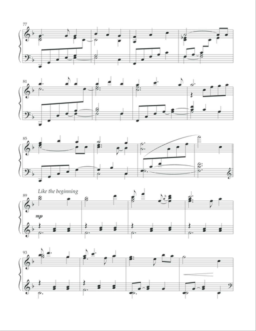 Star Of The East Star Of The East Piano Solo scores gallery preview page 6