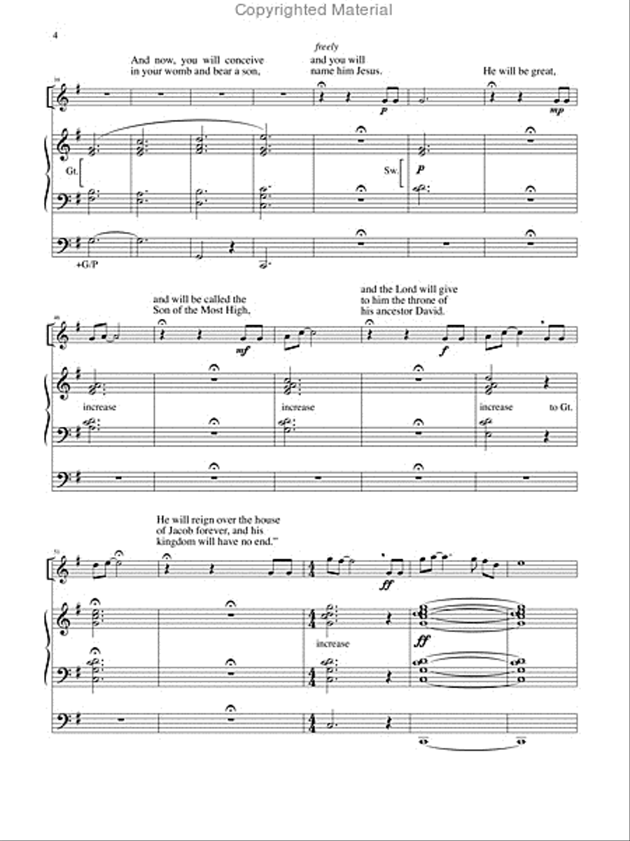 Mary's Story: As Told by St. Luke Flugelhorn scores gallery preview page 4
