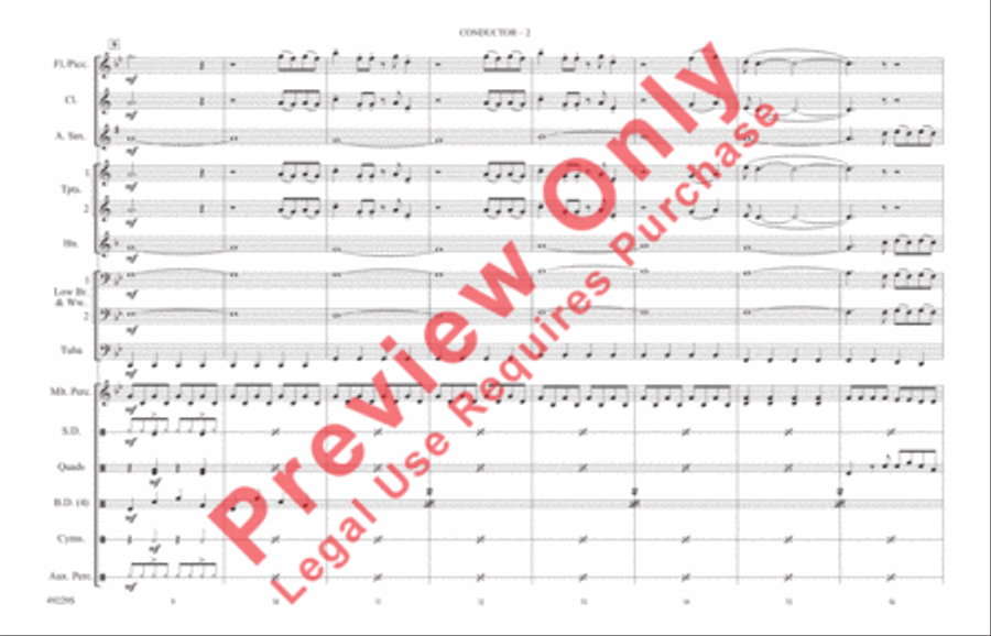 Blinding Lights Blinding Lights Marching Band scores gallery preview page 3