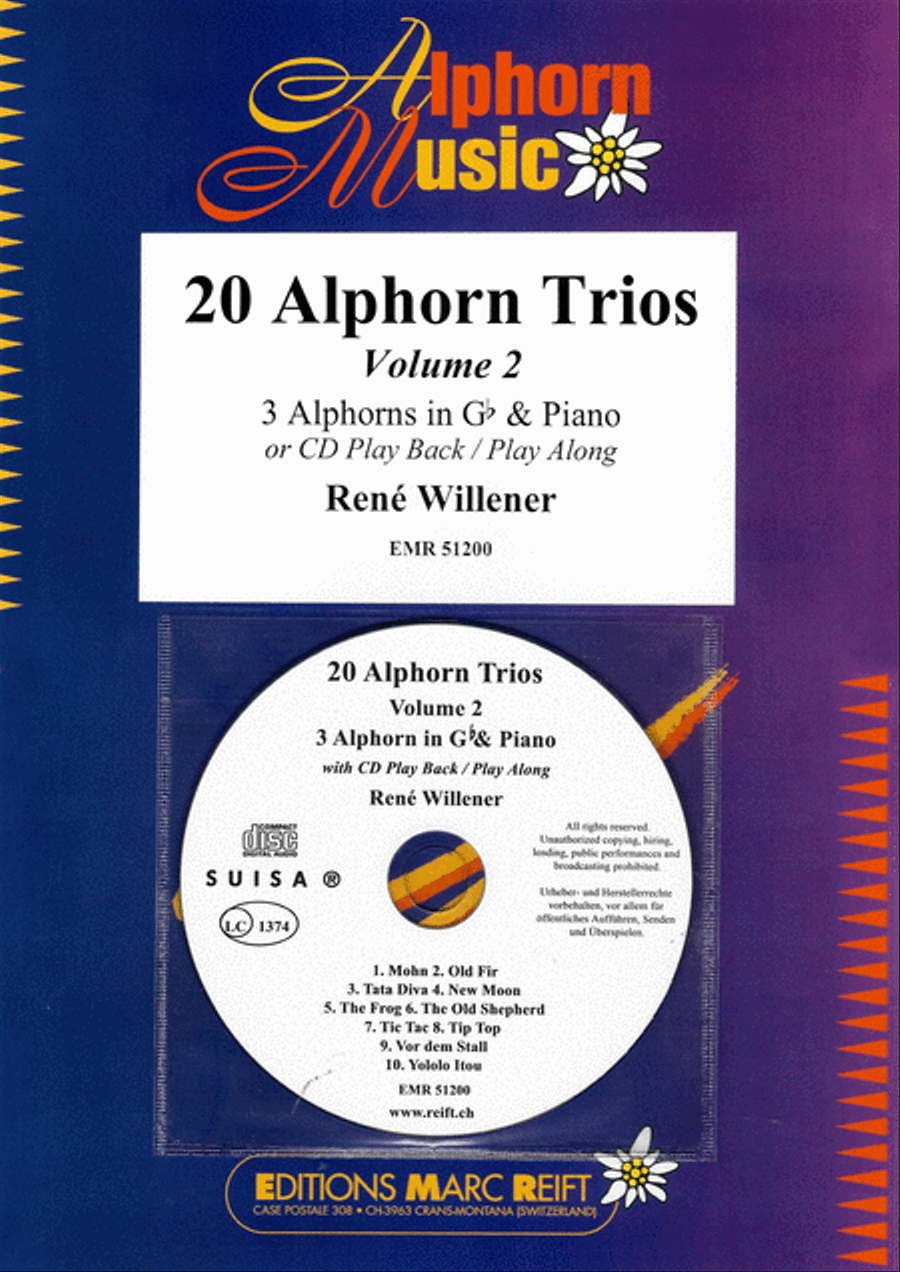 20 Alphorn Trios Volume 2 Brass Trio scores gallery preview page 1