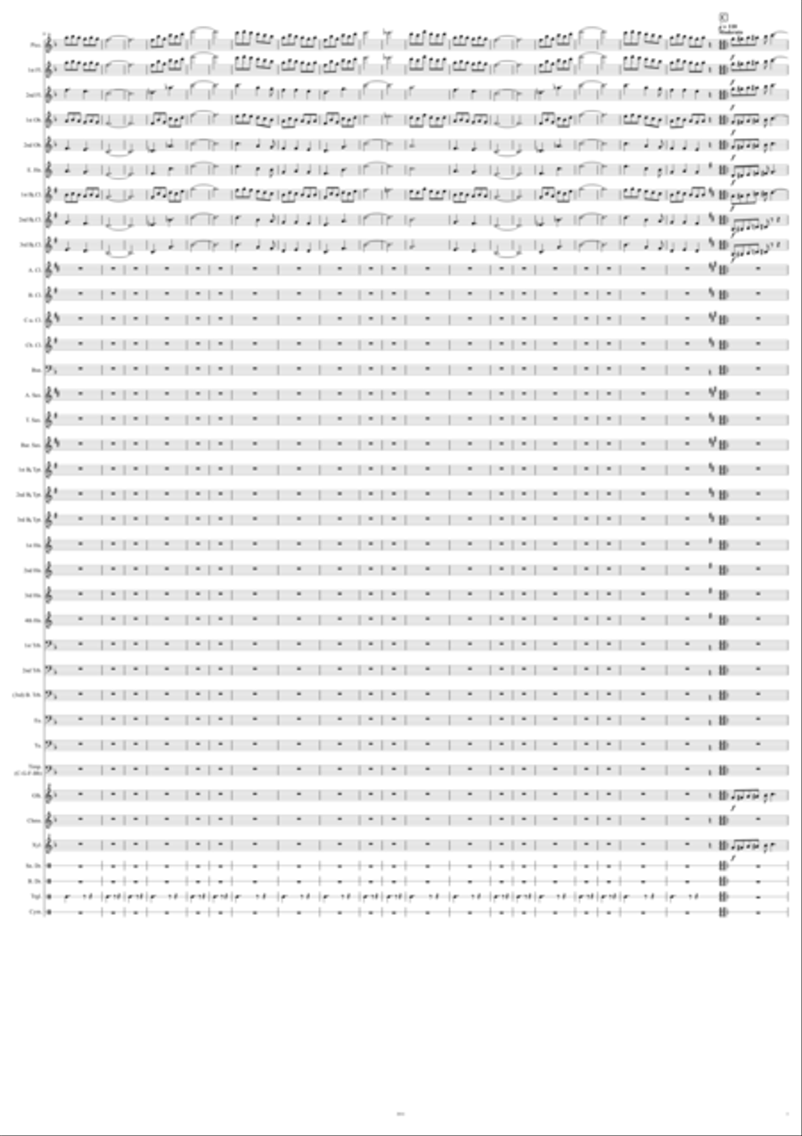 Eagles in Flight Concert Band scores gallery preview page 3