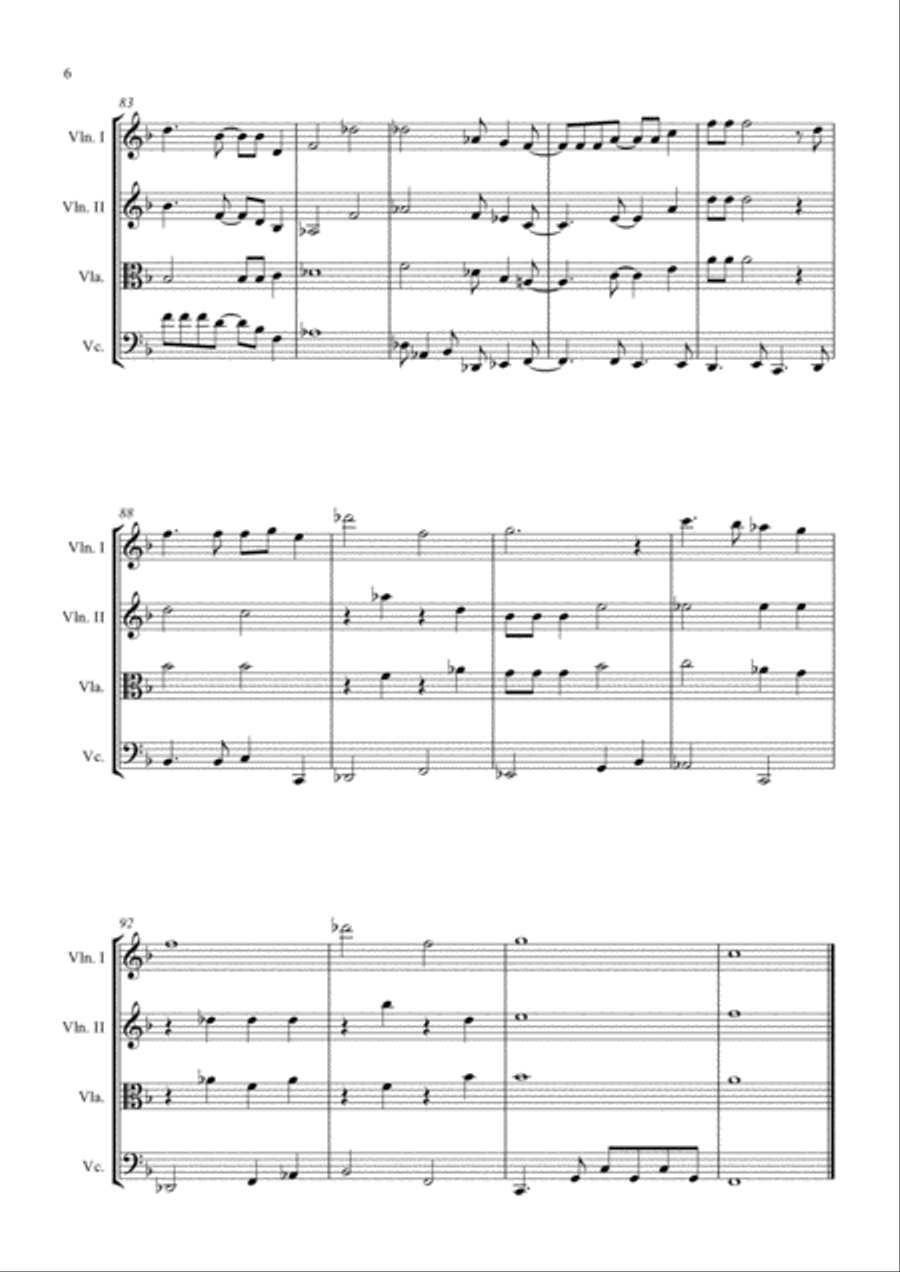 Goodbye Yellow Brick Road String Quartet scores gallery preview page 6