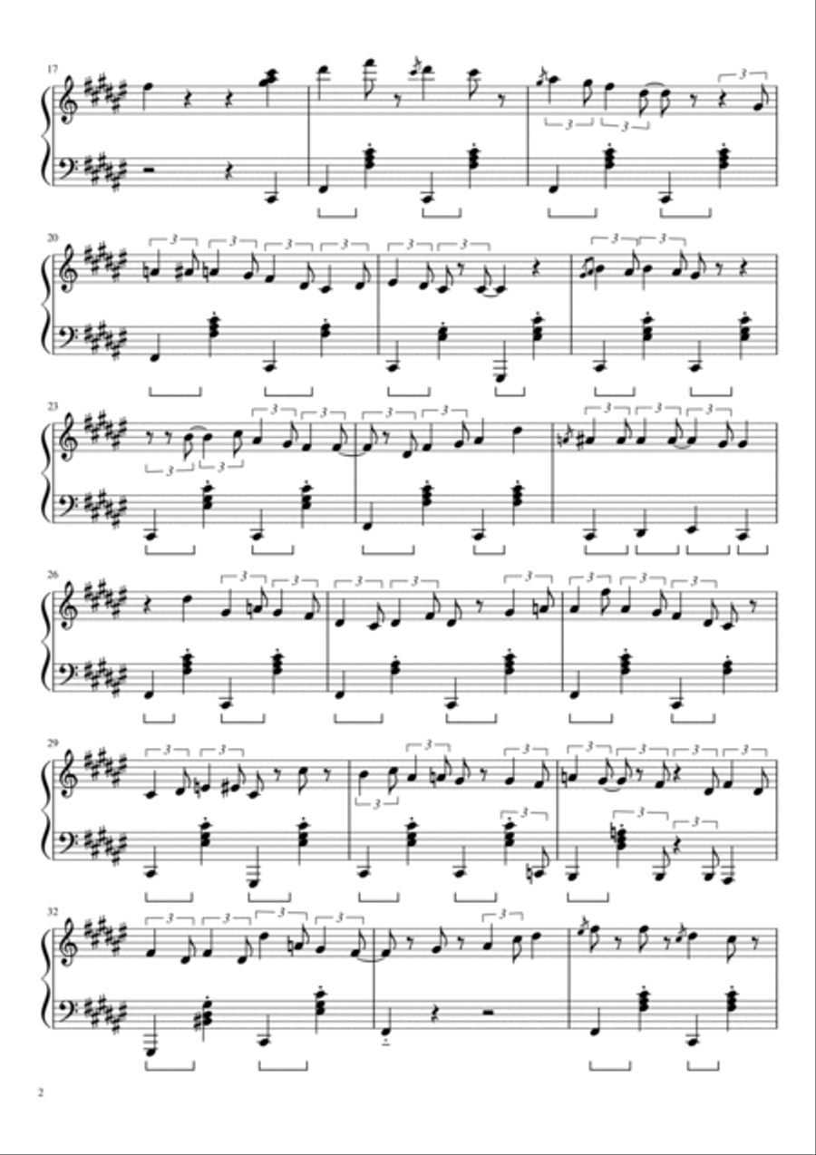 Pat a Mat Piano Solo scores gallery preview page 2