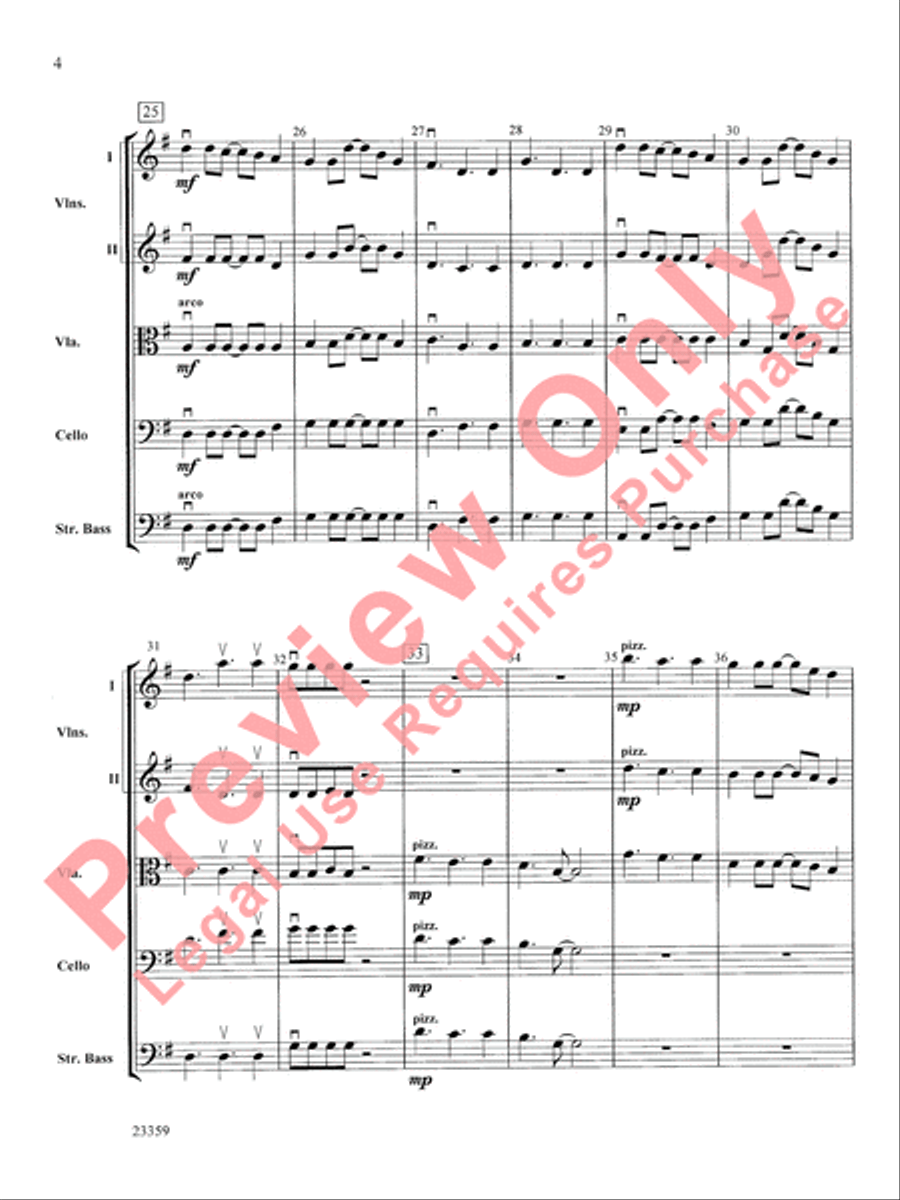 O Desayo O Desayo String Orchestra scores gallery preview page 5