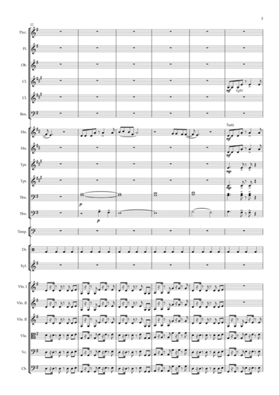 Saturday Night Saturday Night Full Orchestra scores gallery preview page 3