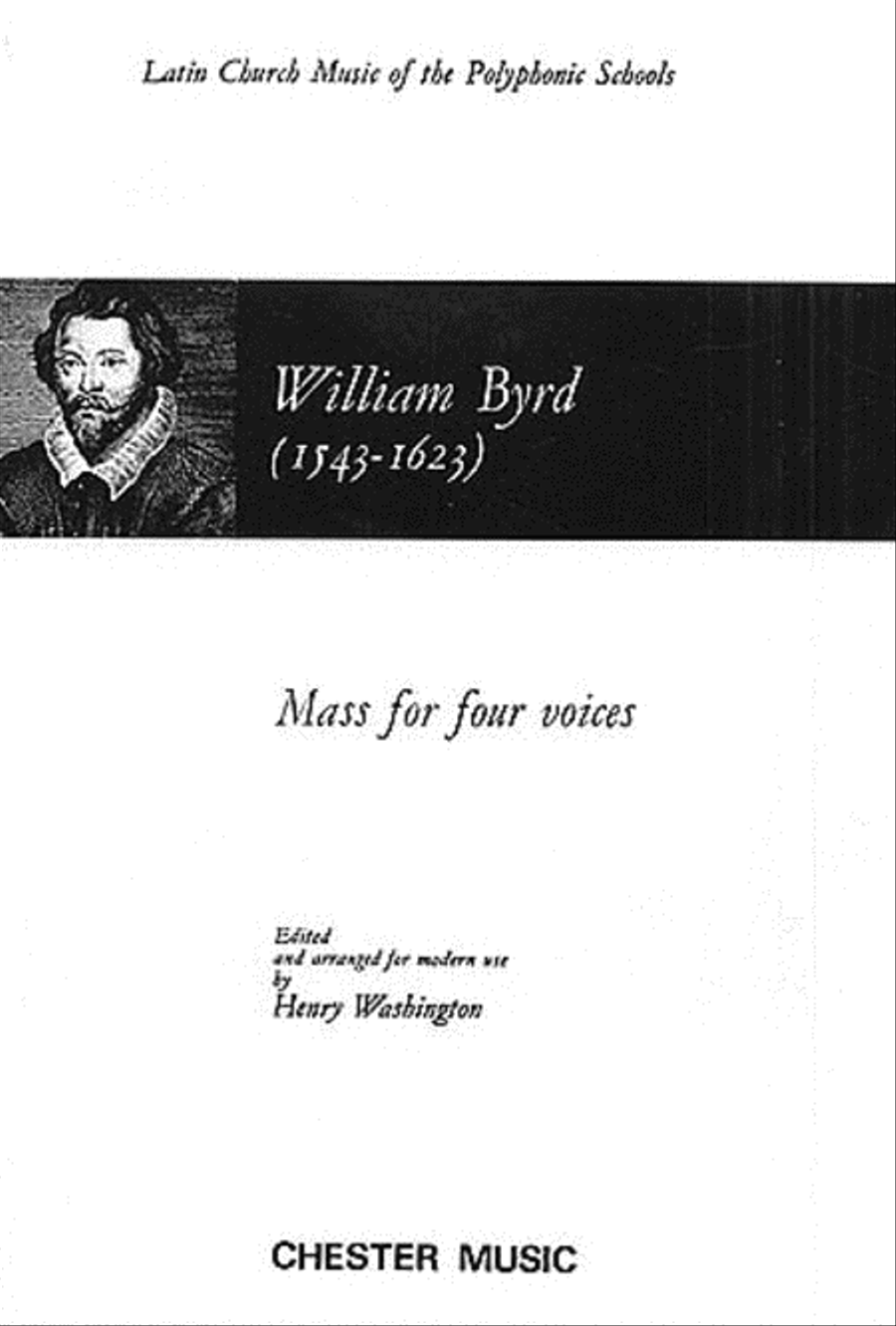 Mass for Four Voices 4-Part scores gallery preview page 1