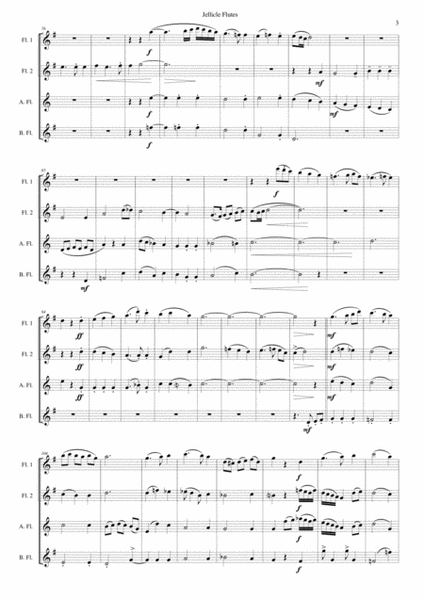 Jellicle Flutes for flute quartet image number null