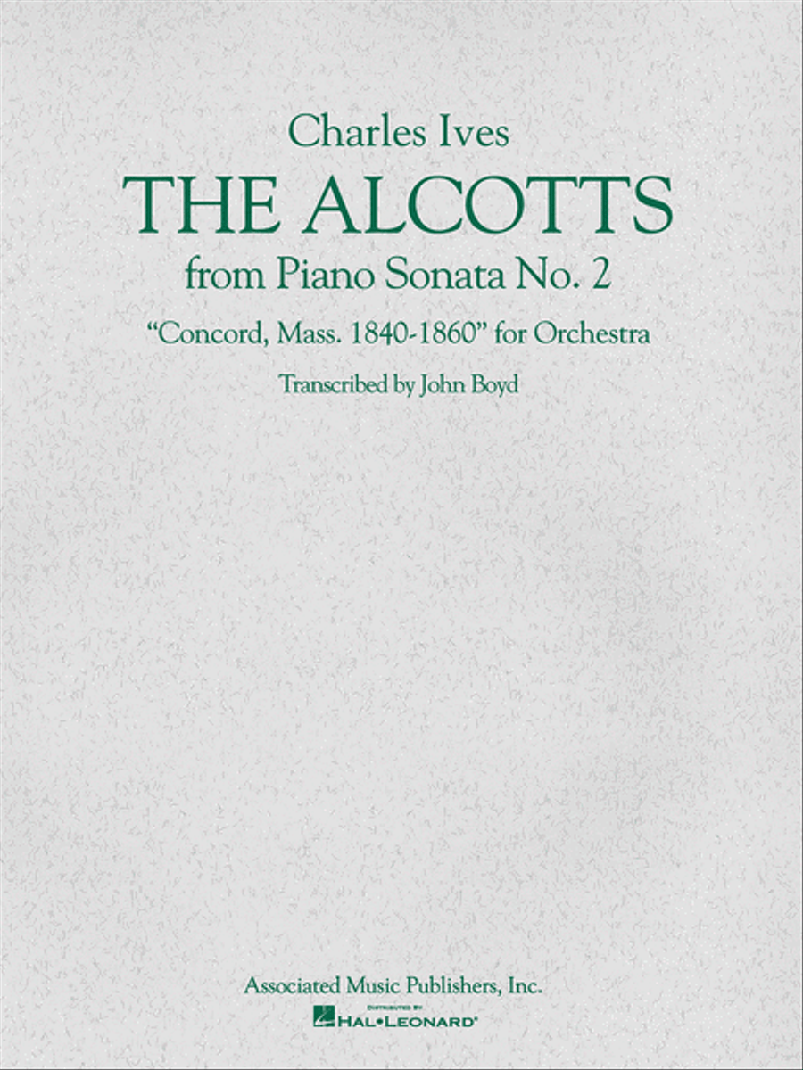 The Alcotts (from Piano Sonata No. 2, Third Movement) Orchestra scores gallery preview page 1