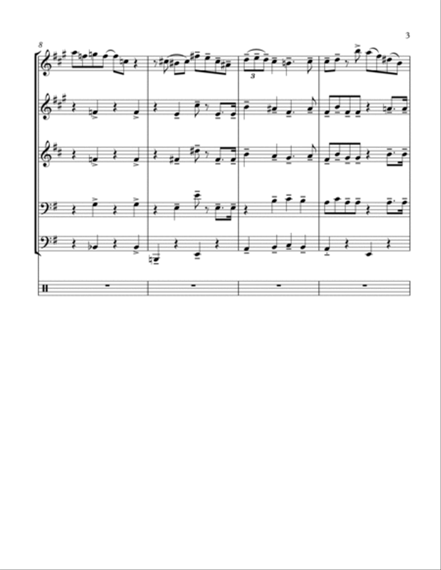 The Pearls Brass Ensemble scores gallery preview page 3