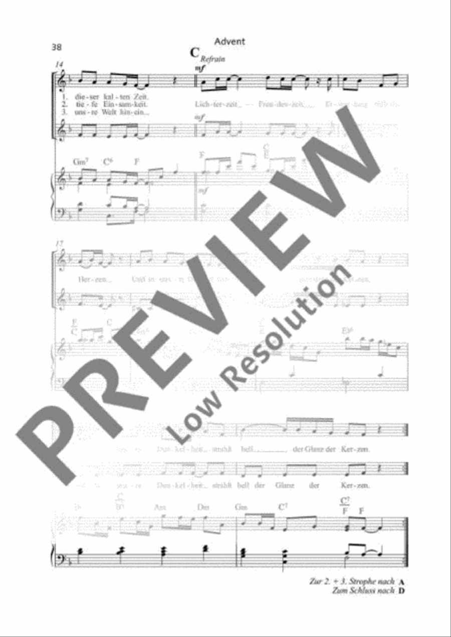 Lichterzeit, Freudenzeit Children's Choir scores gallery preview page 4
