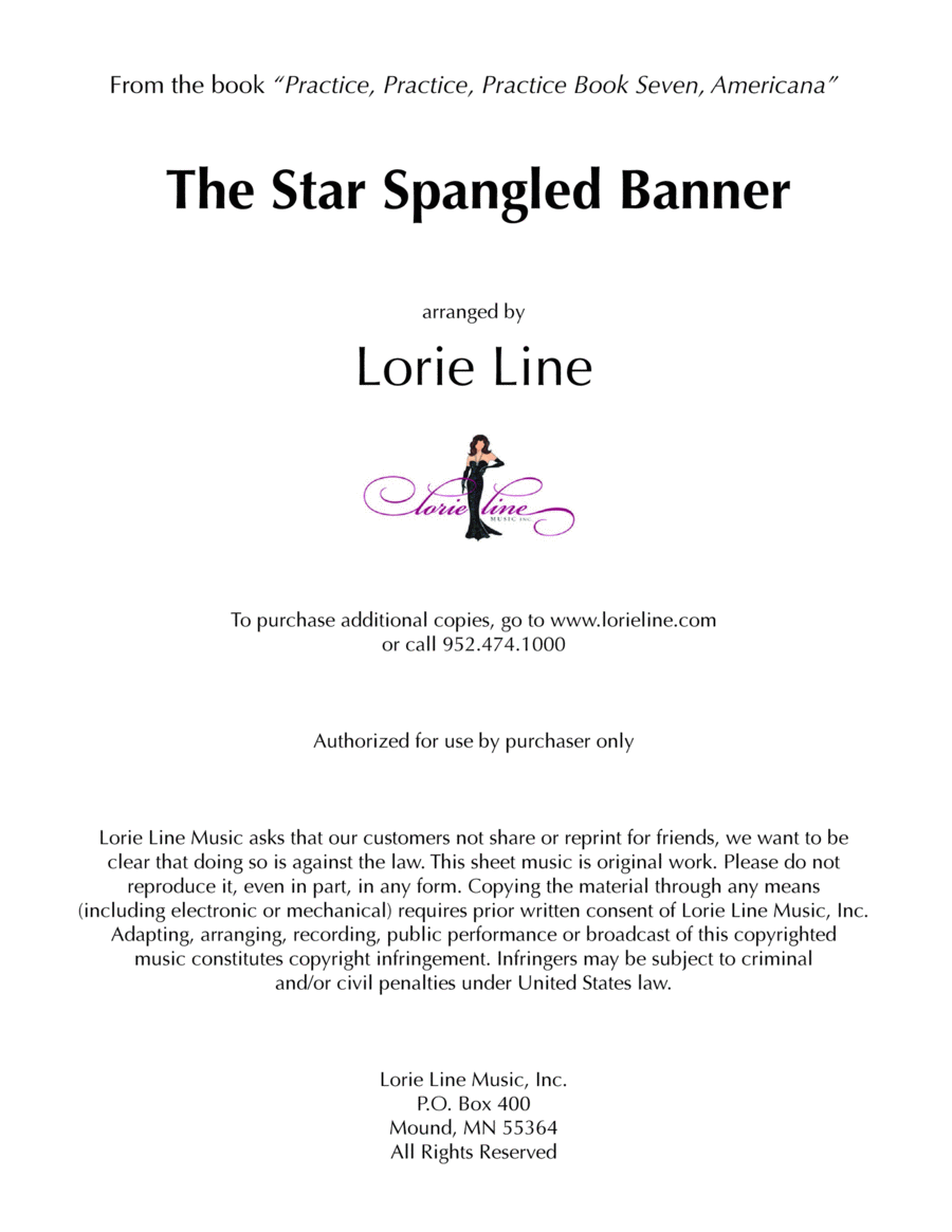 The Star Spangled Banner Piano Method scores gallery preview page 1