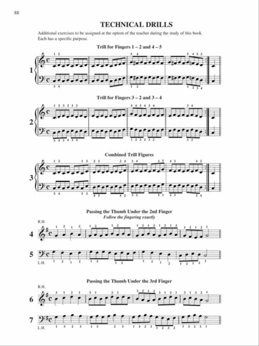 John Thompson's Modern Course for the Piano – Second Grade (Book Only) Piano Method scores gallery preview page 7