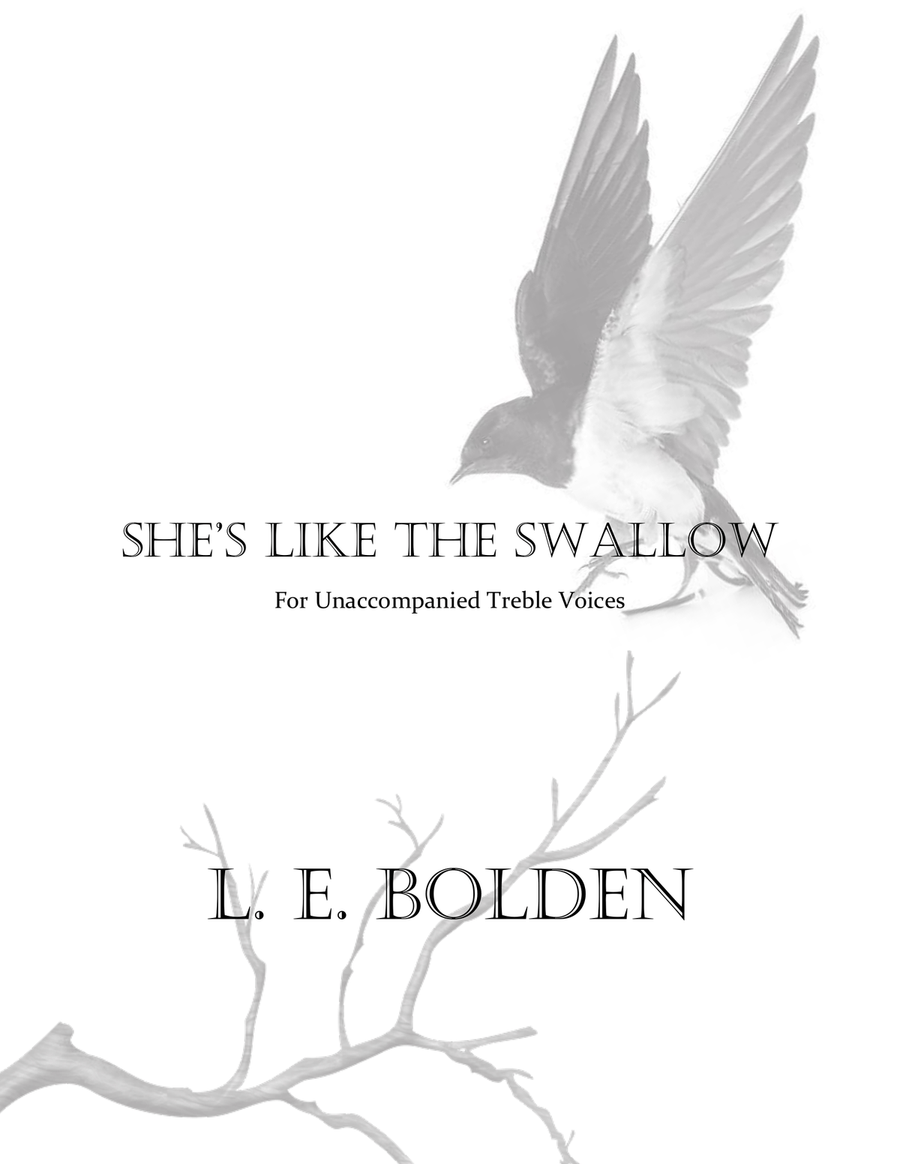 She's Like the Swallow SSAA scores gallery preview page 1