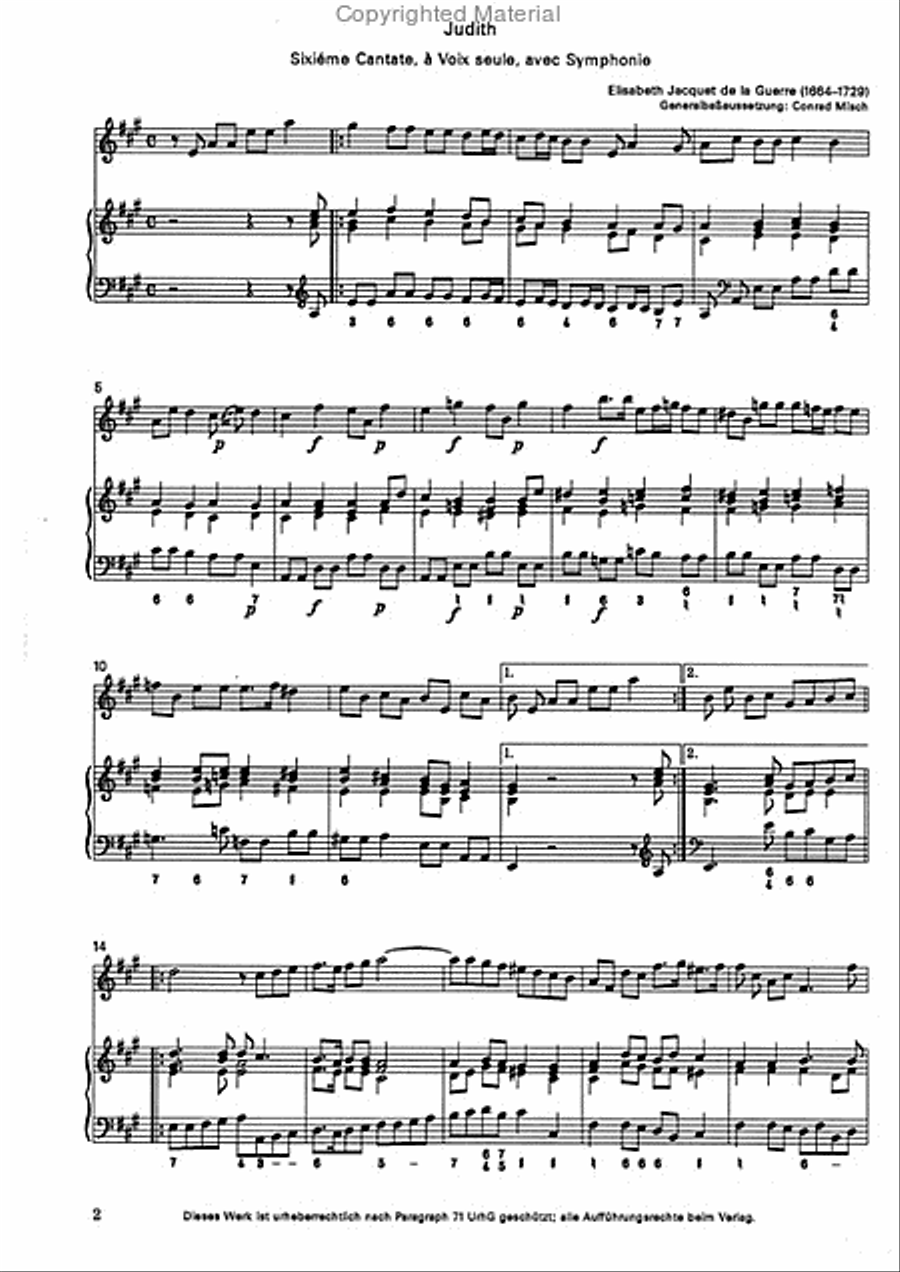 Judith. Cantata Voice Solo scores gallery preview page 2