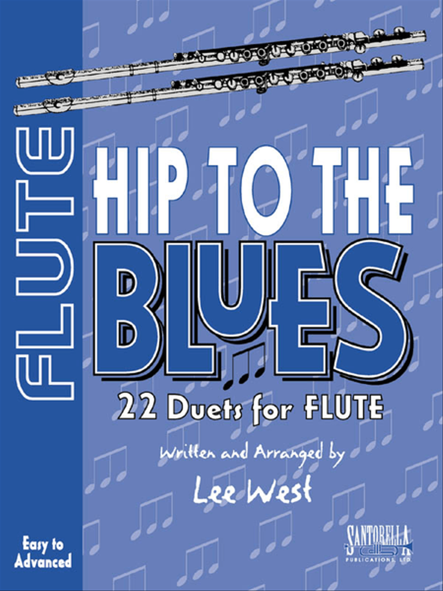 Hip To The Blues with CD * Jazz Duets for Flute Woodwind Duet scores gallery preview page 1