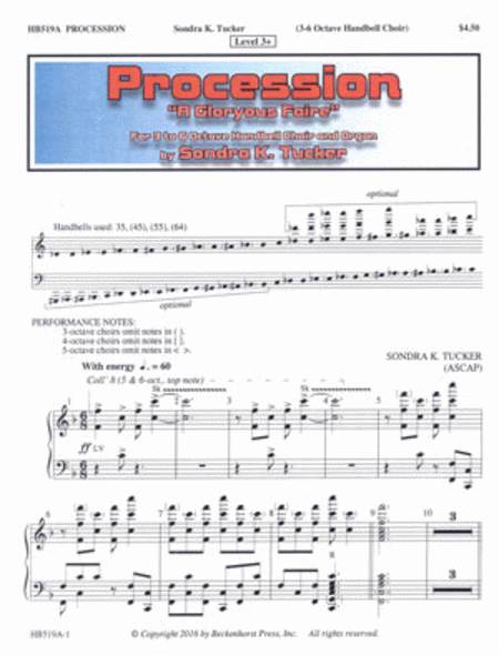 Procession: A Gloryous Faire (handbell part) image number null