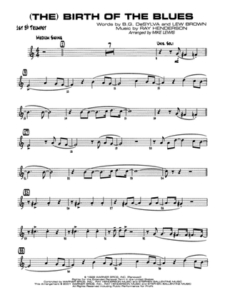 (The) Birth of the Blues: 1st B-flat Trumpet