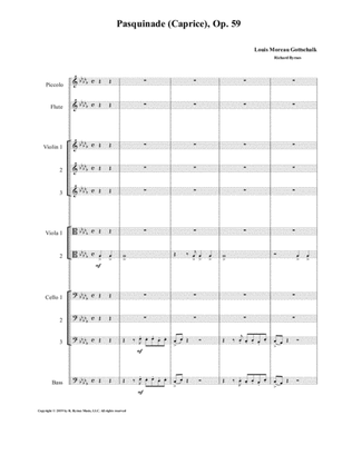 Pasquinade (String Nonet + Flute & Piccolo)