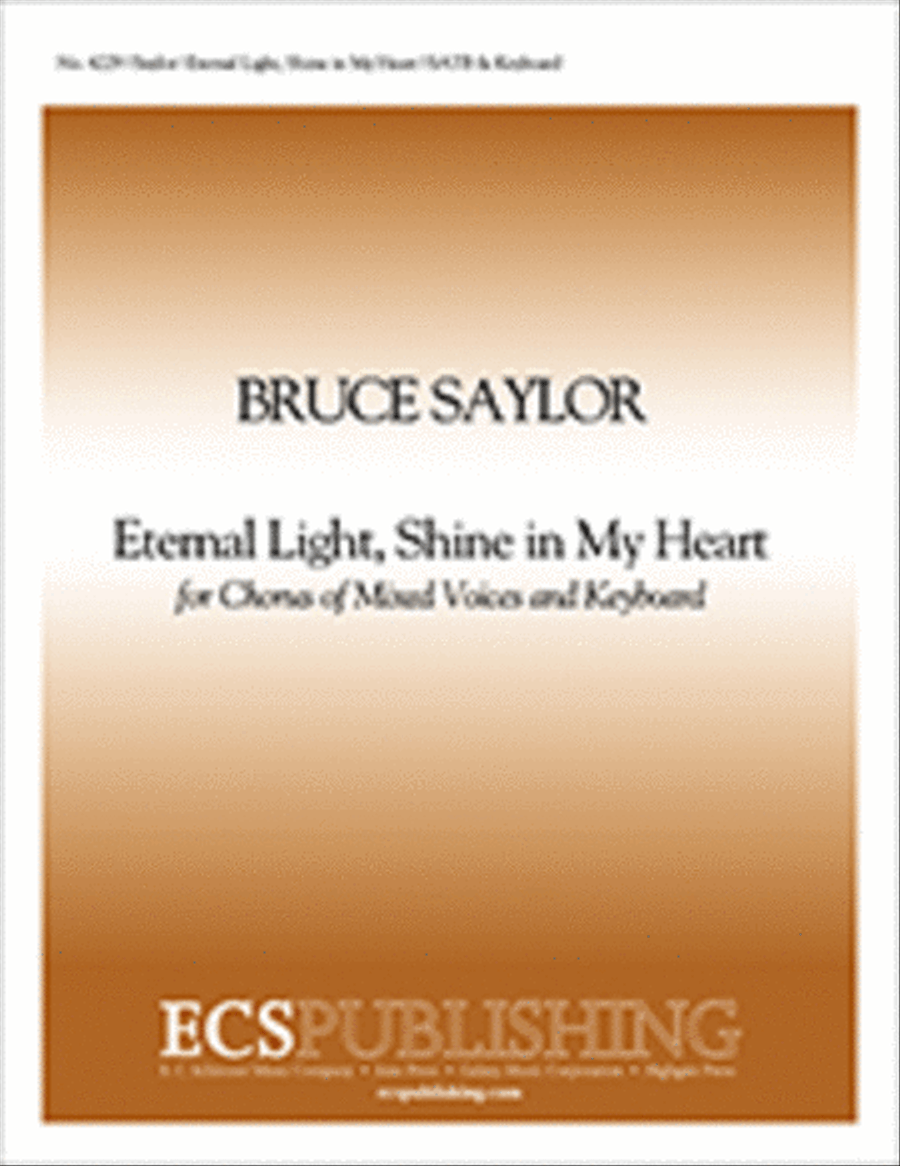 Eternal Light, Shine in My Heart 4-Part scores gallery preview page 1