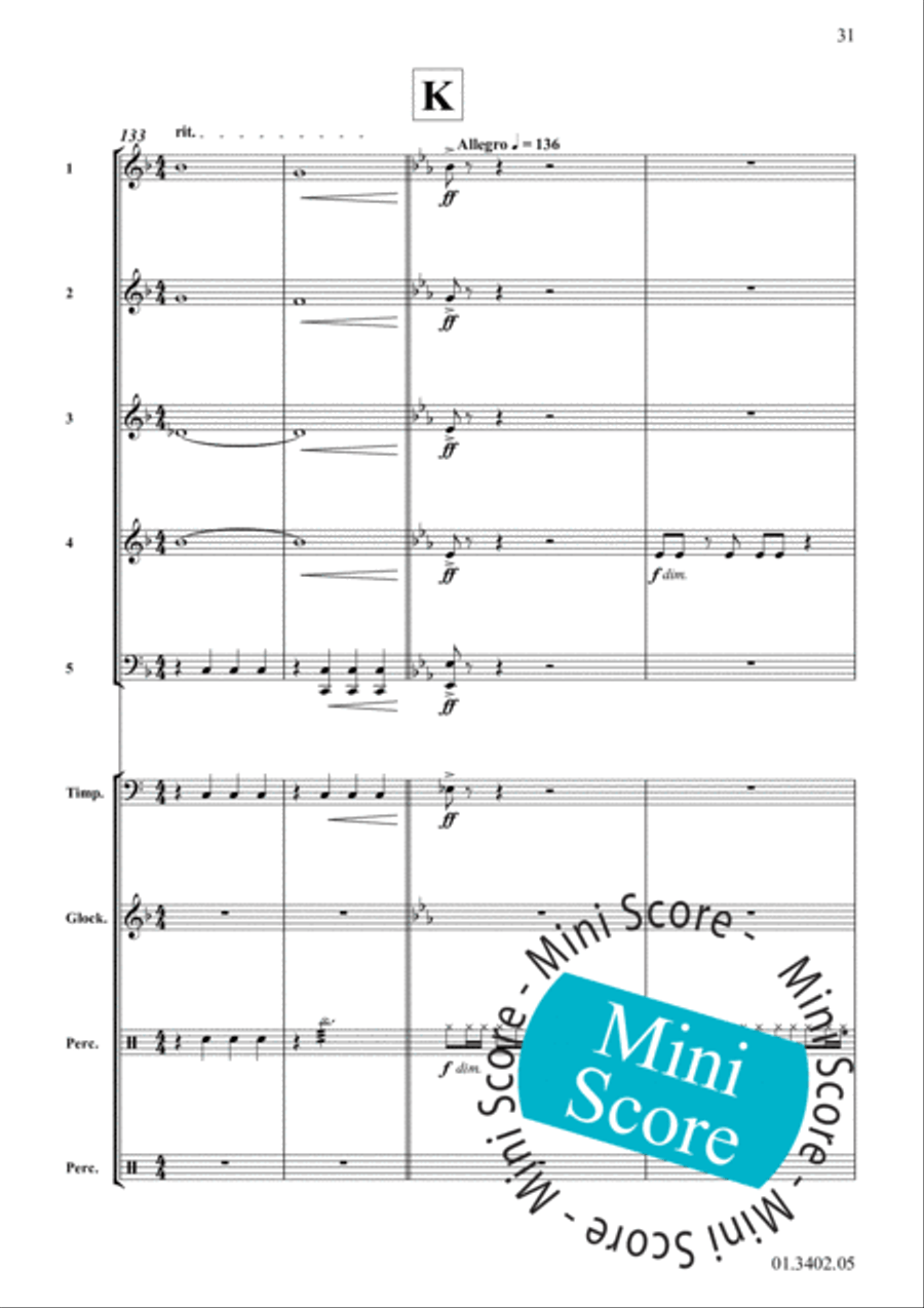 The Great Beethoven Bonanza Concert Band scores gallery preview page 35