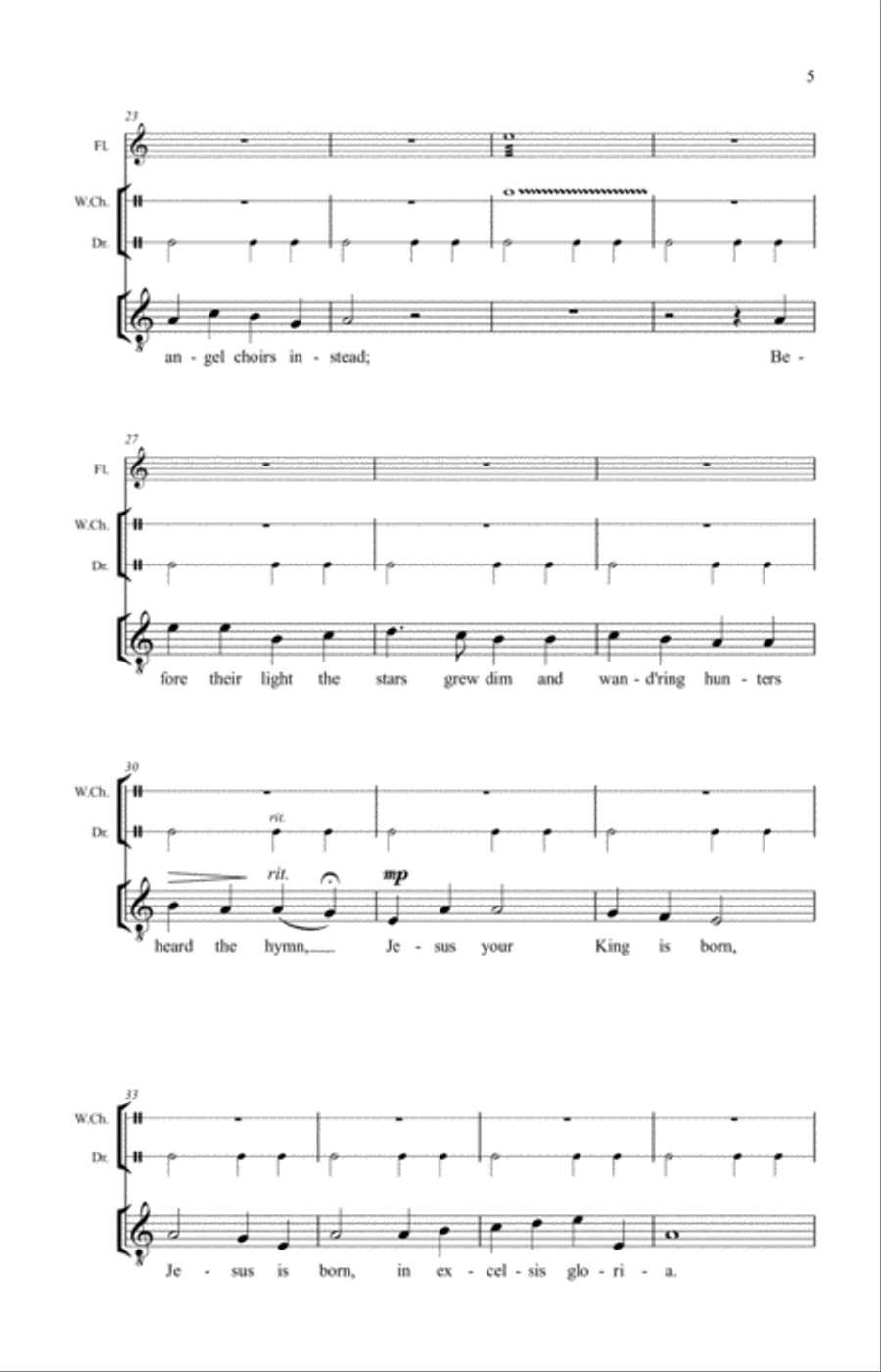 Huron Carol 4-Part scores gallery preview page 4