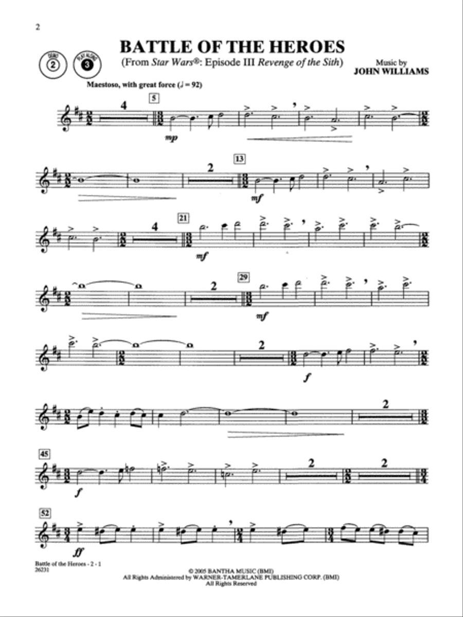 Great Movie Instrumental Solos - Alto Sax (Book & CD) Alto Saxophone scores gallery preview page 3