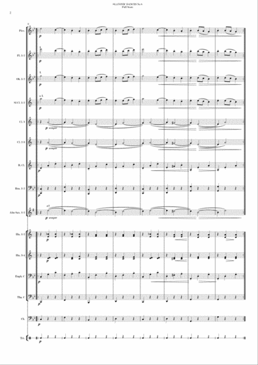 SLAVONIC DANCES Nº 8 Concert Band scores gallery preview page 4