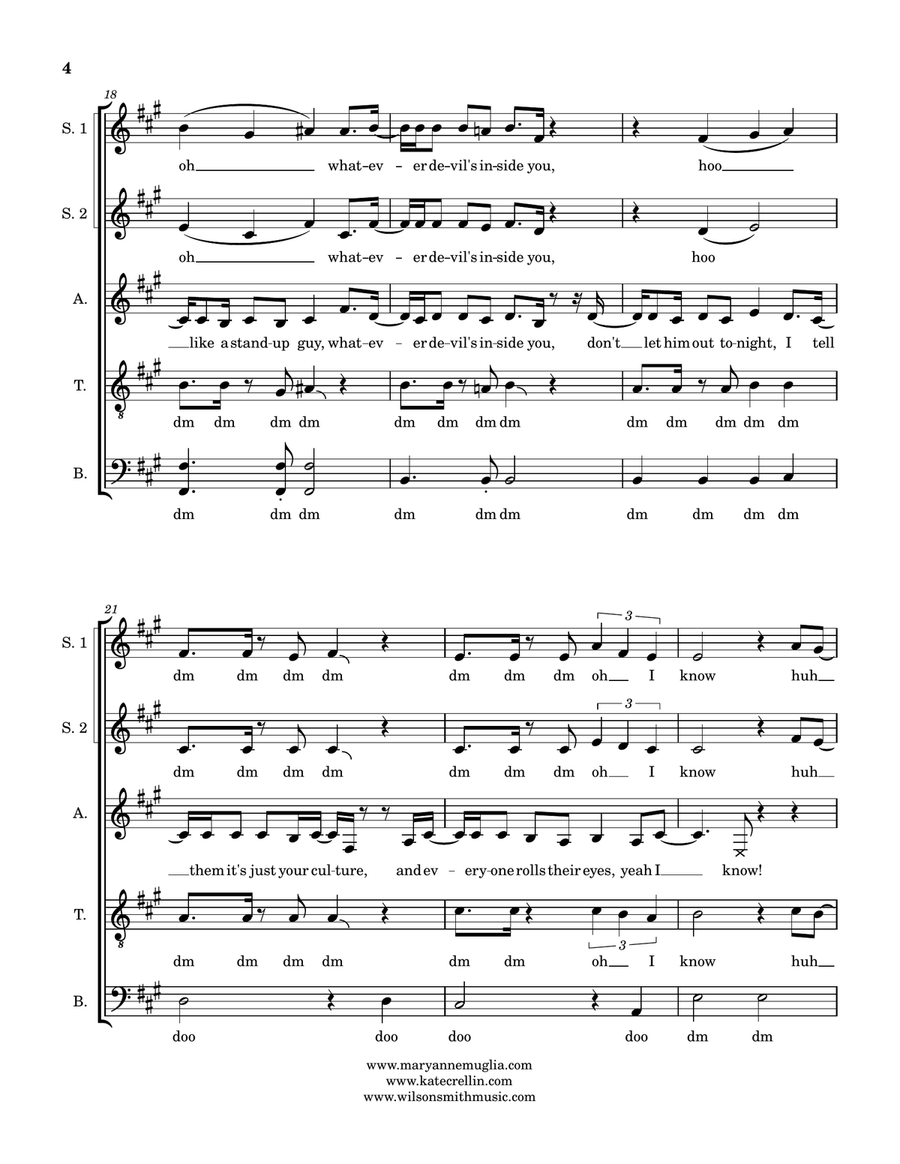 Please Please Please 4-Part scores gallery preview page 4