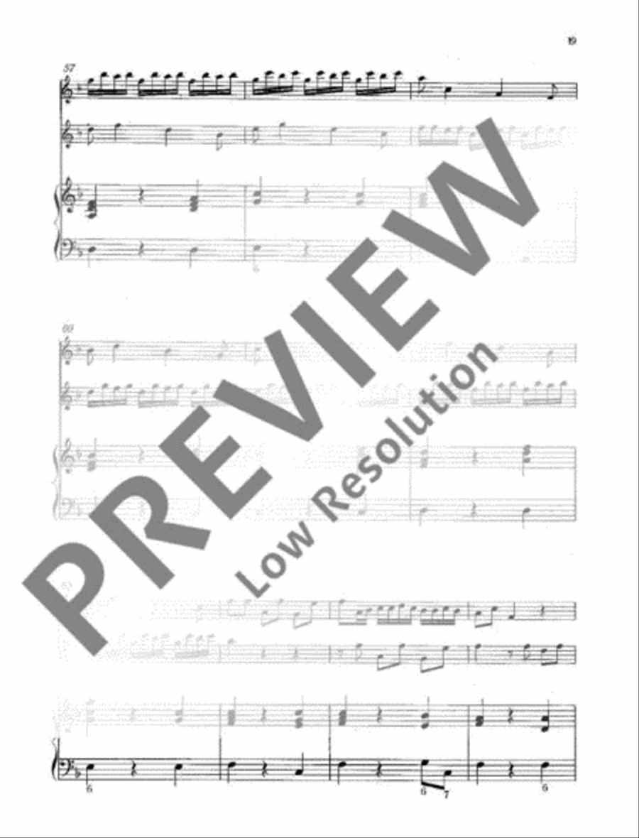 Triosonata F Major Cello scores gallery preview page 20