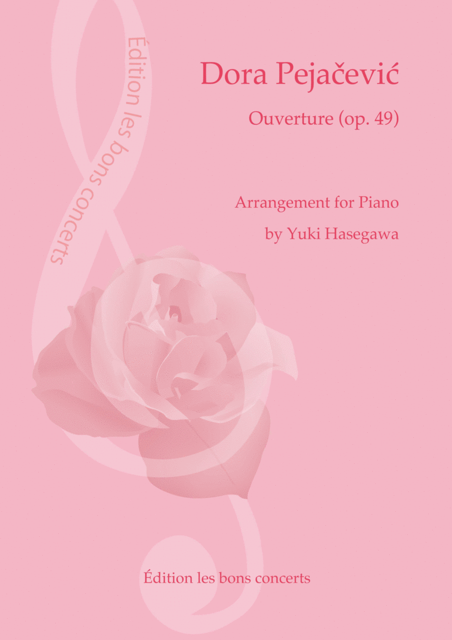 Dora Pejačević: Ouverture in D minor for large orchestra, (op.49) / Arrangement for piano by Yuki Piano Solo scores gallery preview page 1