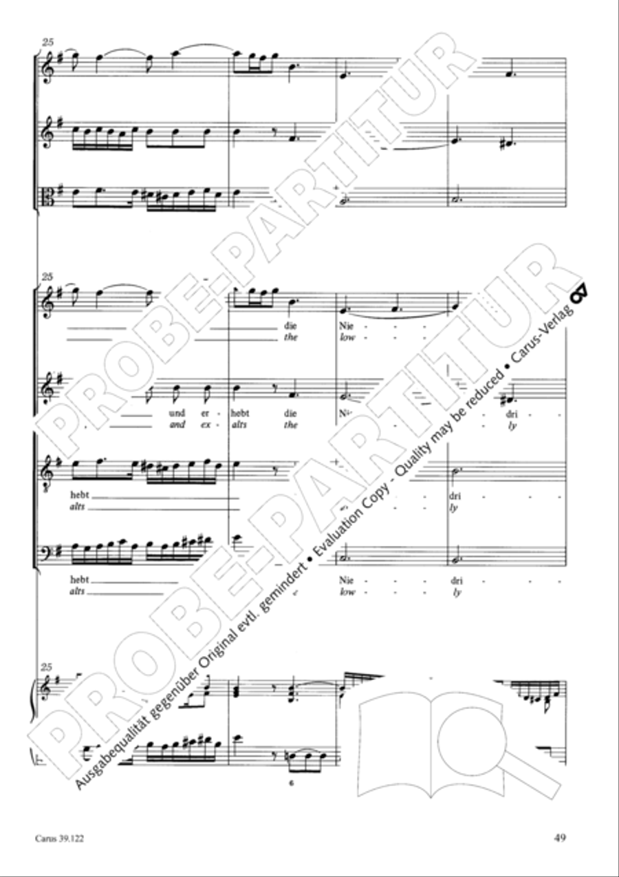 All my spirit exalts (With my spirit I praise the Lord) 4-Part scores gallery preview page 50