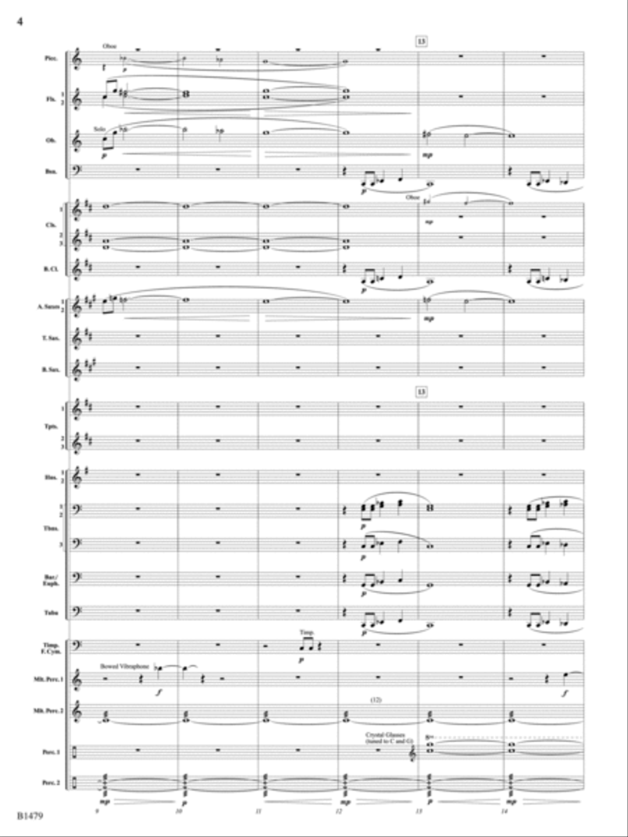 Gravity Wave: Score Concert Band scores gallery preview page 4