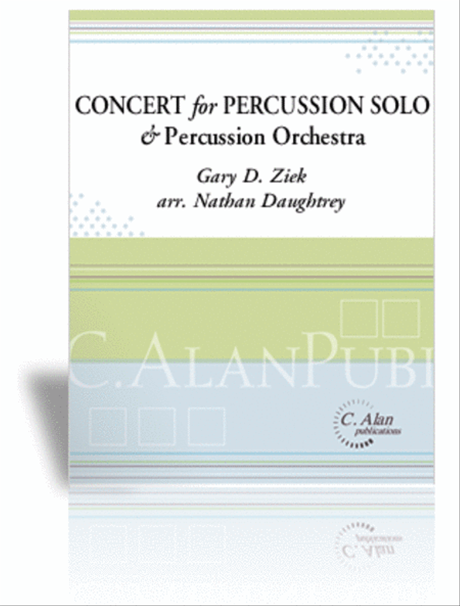 Concerto for Percussion Solo (piano reduction) Percussion Ensemble scores gallery preview page 1