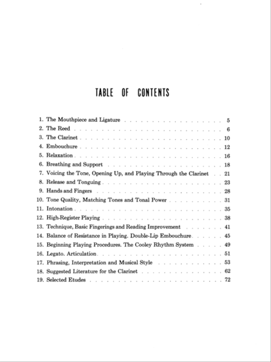 The Art of Clarinet Playing Clarinet scores gallery preview page 2