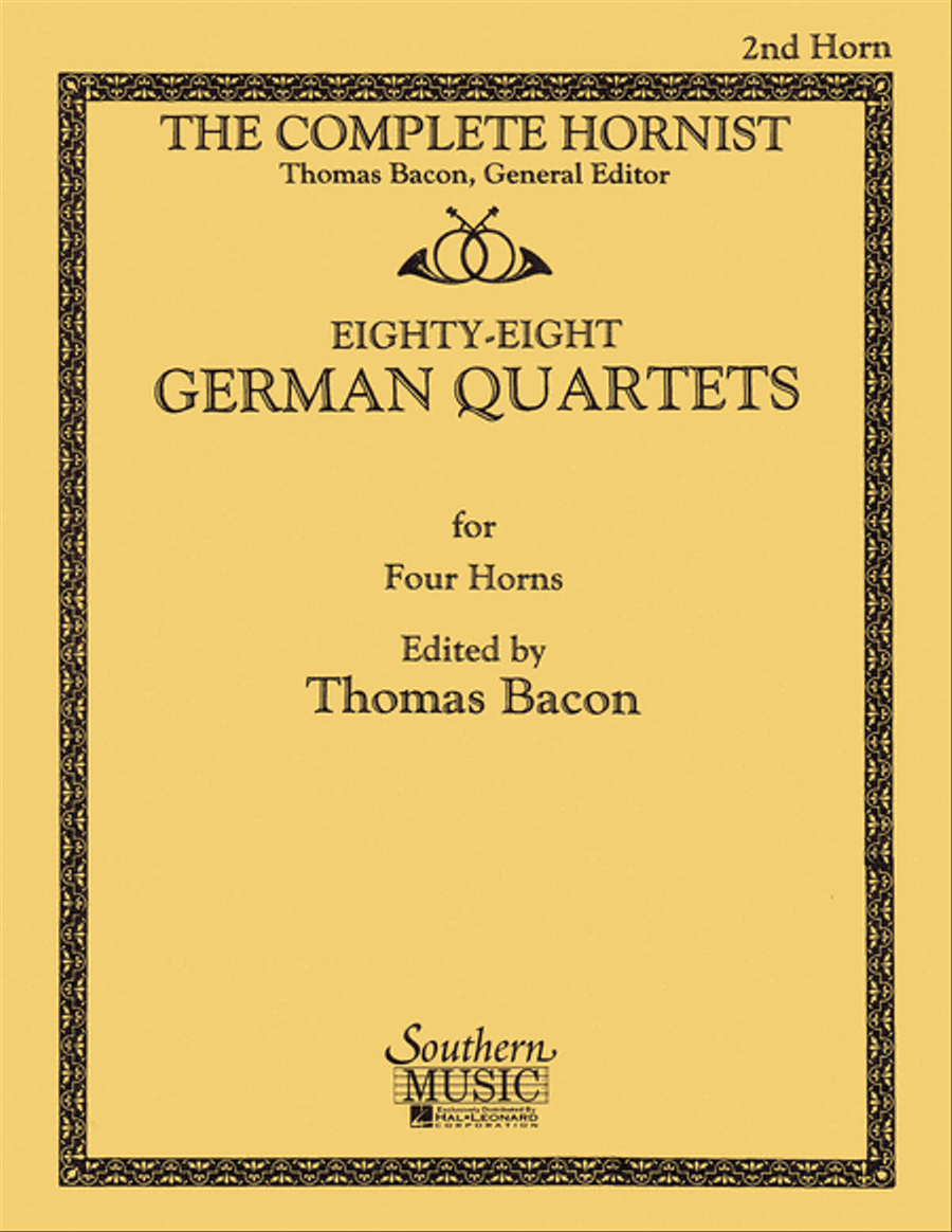 88 German Quartets French Horn Quartet scores gallery preview page 1