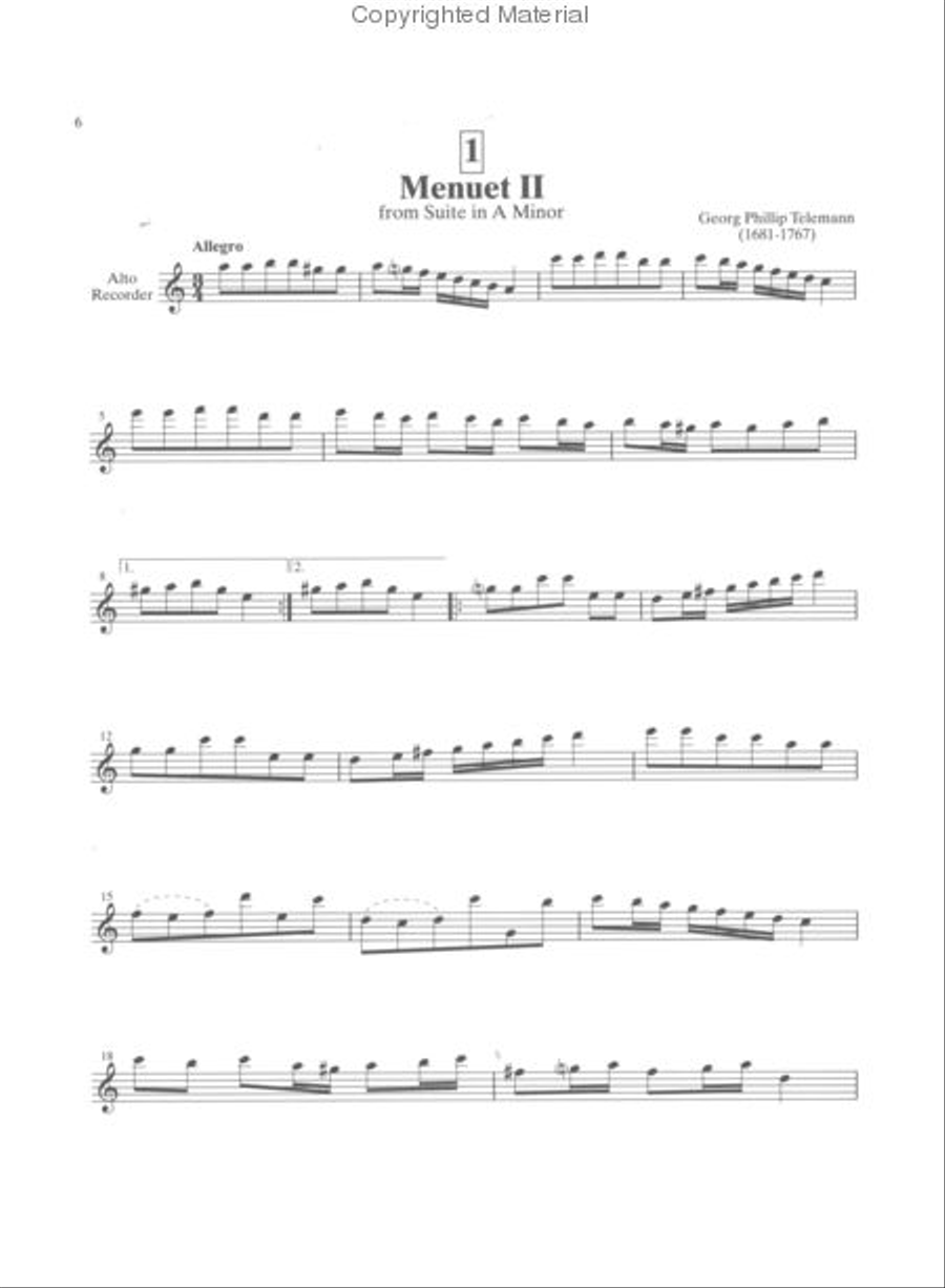 Suzuki Recorder School (Soprano and Alto Recorder), Volume 5 Alto Recorder scores gallery preview page 2