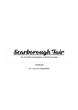Scarborough Fair for Beginner String Orchestra