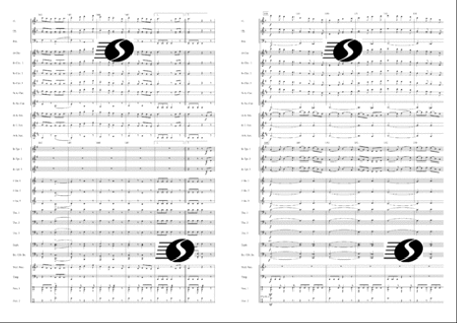 Irish Sketches Concert Band scores gallery preview page 13
