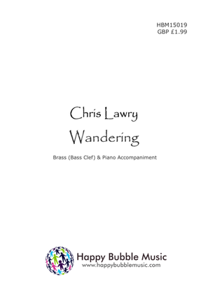 Wandering - for Low Brass [Bass Clef] & Piano (from Scenes from a Parisian Cafe)