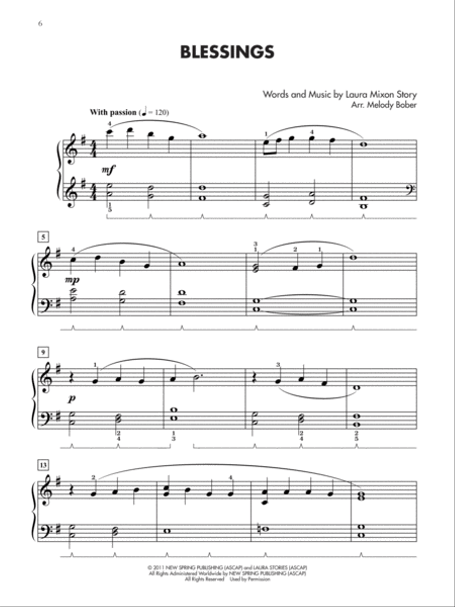 Christian Hits for Teens, Book 1 Piano Solo scores gallery preview page 3