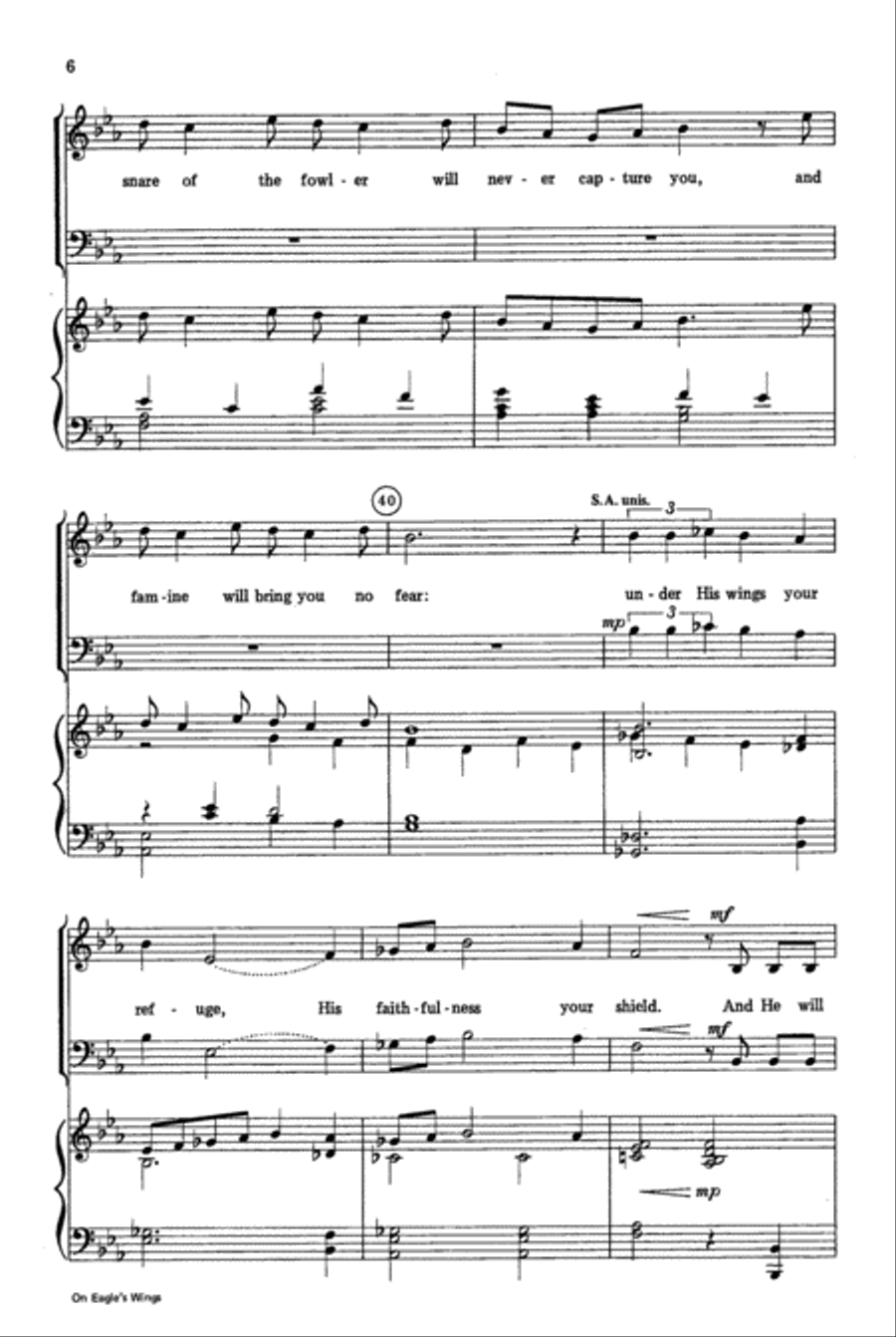On Eagle's Wings On Eagle's Wings 4-Part scores gallery preview page 7